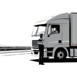 DOT Compliance Checklist for Owner Operators displayed through a black and white roadside DOT inspection scene