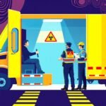 Compliance officers inspect a hazmat truck and review safety documents — scene illustrates how to prepare for a compliance review
