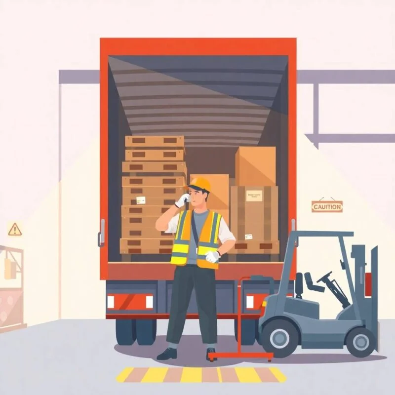 FMCSA Compliance Help for Owner-Operators during warehouse loading inspection